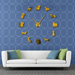 Dachshund Wall Art Clock