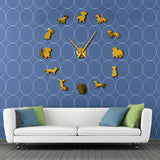 Dachshund Wall Art Clock