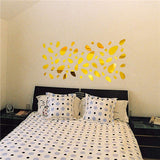 12PCS 3D Mirror Removable Wall Sticker