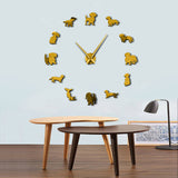 Dachshund Wall Art Clock