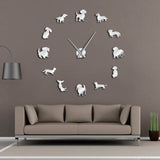 Dachshund Wall Art Clock